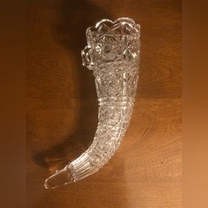 Vintage  Cornucopia Horn Wall Vase